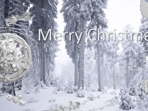 Merry Christmas尊贵典雅圣诞节主题ppt模板