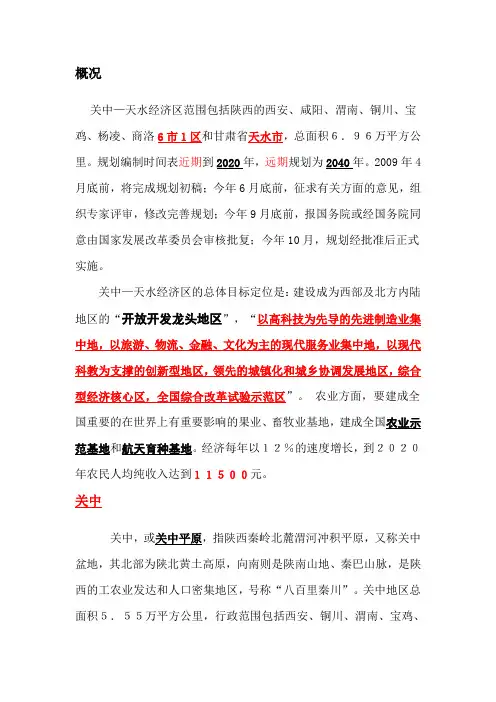 关中—天水经济区