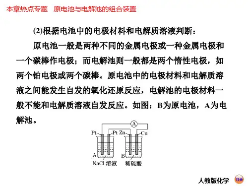 原电池和电解池的组合装置ppt课件