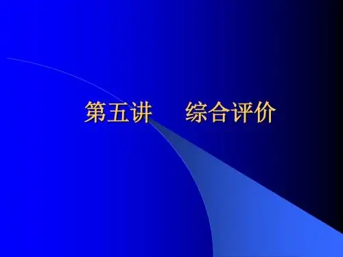 综合评价