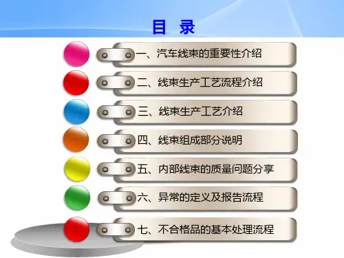 线束基础知识培训资料