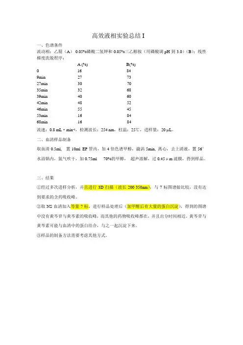 高效液相总结