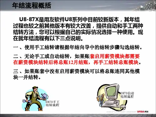 用友财务年度管理结转与财务知识分析系统.pptx