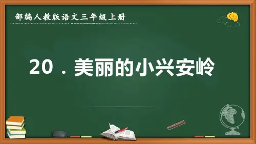 20.《美丽的小兴安岭》课件(共两课时,75张PPT)