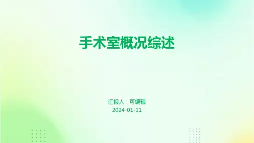 手术室概况综述ppt课件