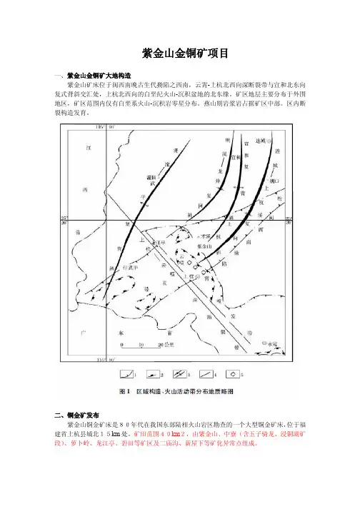 紫金山金铜矿项目
