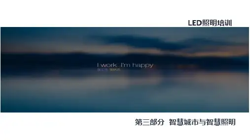 第三部分 智慧城市与智能照明培训
