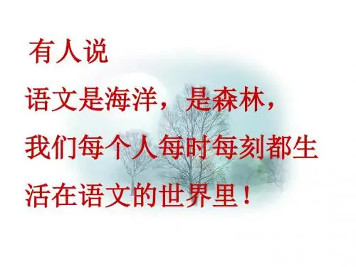 综合性学习：漫游语文世界PPT课件35 人教版 (共33张PPT)