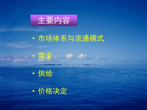 经济学原理需求供给与价格决定课件