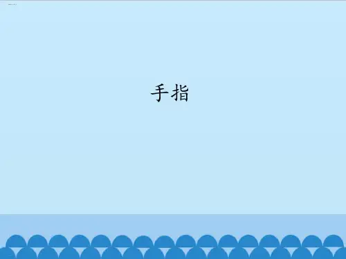 部编版五年级下册《手指》优质ppt课件