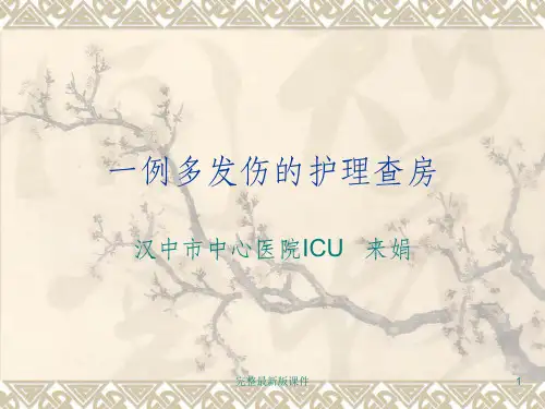 多发伤护理查房ppt课件
