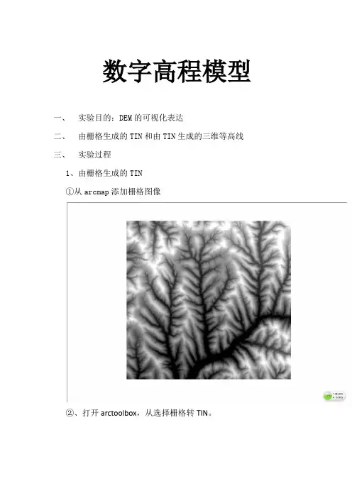 数字高程模型