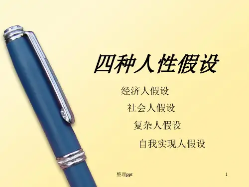 四种人性假设