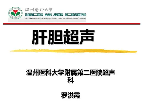 医学影像学.肝胆超声
