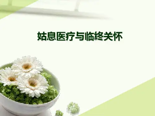 姑息医疗与临终关怀