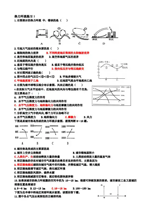 热力环流1