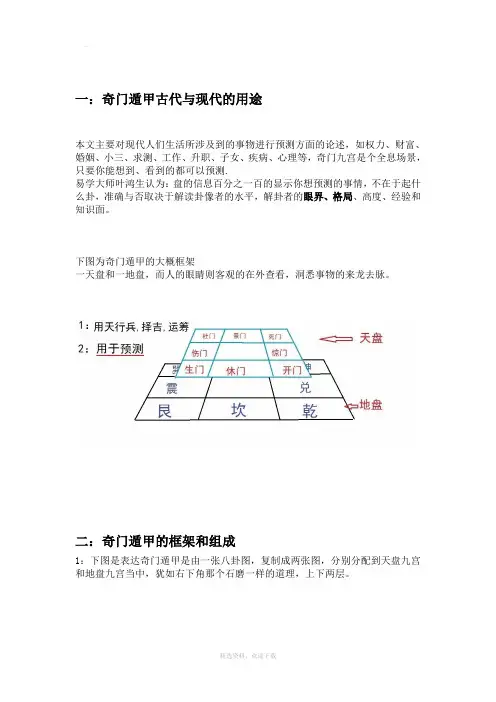 叶鸿生奇门遁甲快速入门