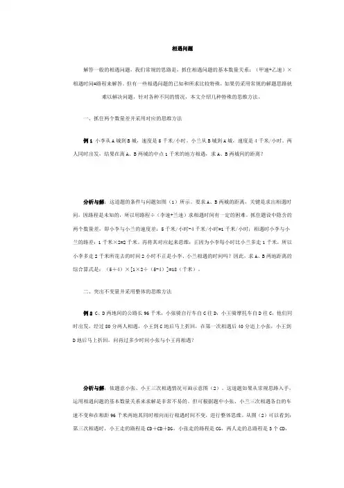 相遇问题