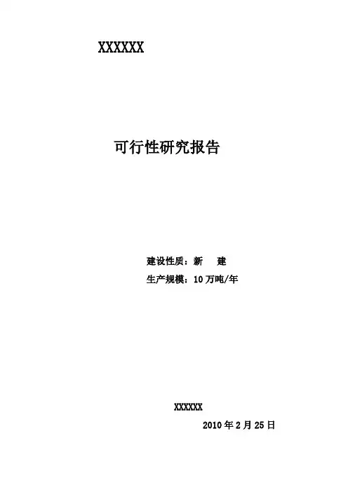 煤泥烘干厂可行性研究报告.doc