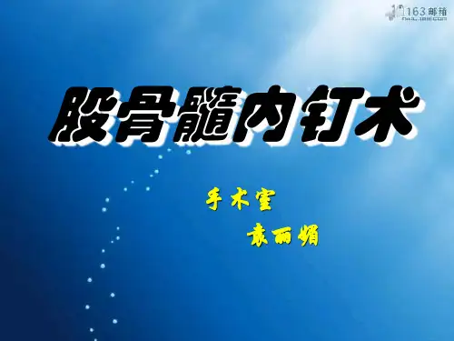 股骨交锁髓内钉技术