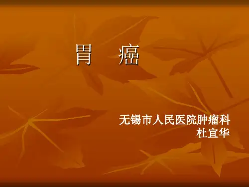 个案护理胃癌PPT课件