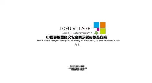 中国寿县豆腐文化产业特色示范村概念设计
