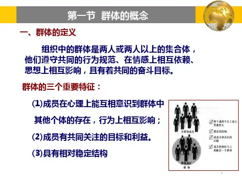 群体心理与群体行为心理调节