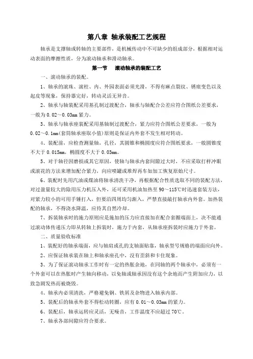 轴承装配