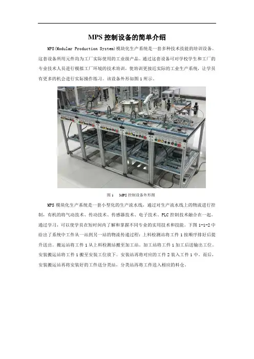MPS控制设备的简单介绍.