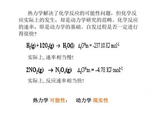 第8章化学动力学ppt课件共68页