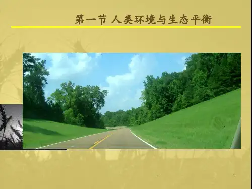 人类与环境PPT课件