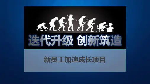 新员工加速成长项目(新人软着陆)