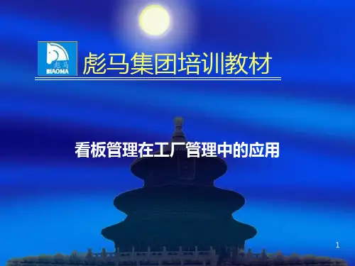 看板管理 PPT课件