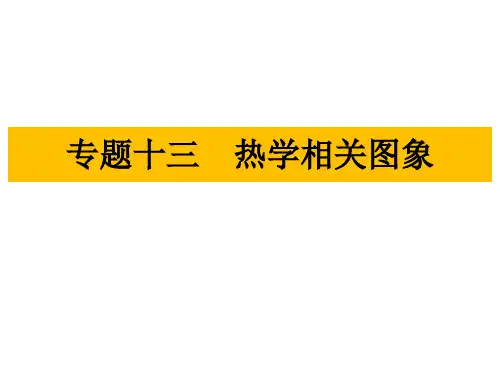 2021年人教版物理中考教材知识梳理课件  专题十三 热学相关图象