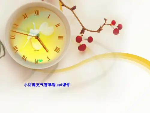 小讲课支气管哮喘 ppt课件