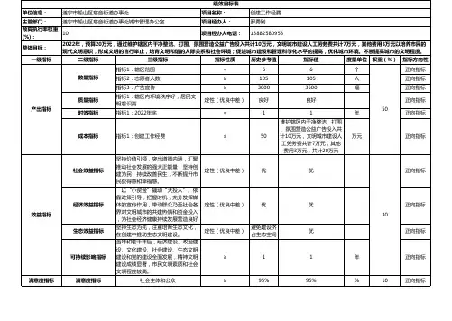 部门预算专用项目审核表