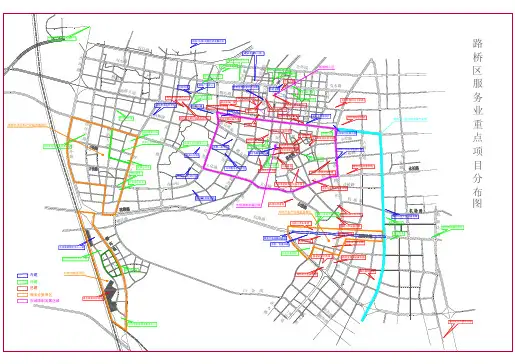 路桥主城区项目分布图11.29修改
