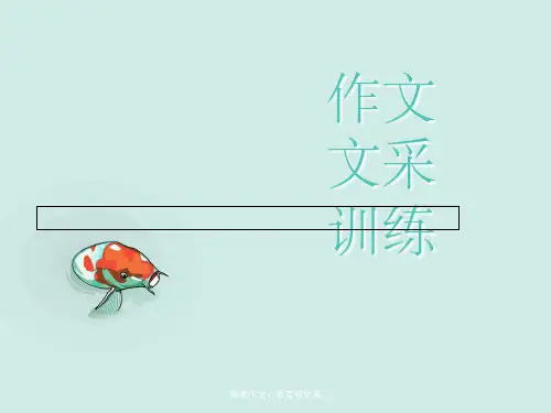 高考作文：语言有文采