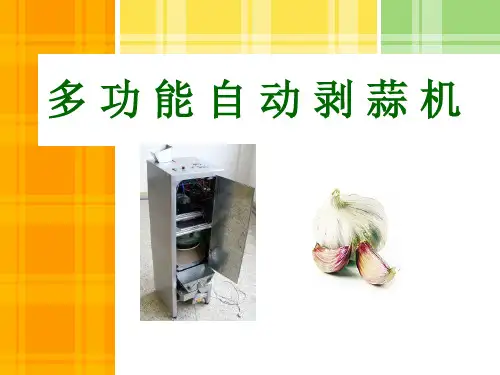 多功能自动剥蒜机