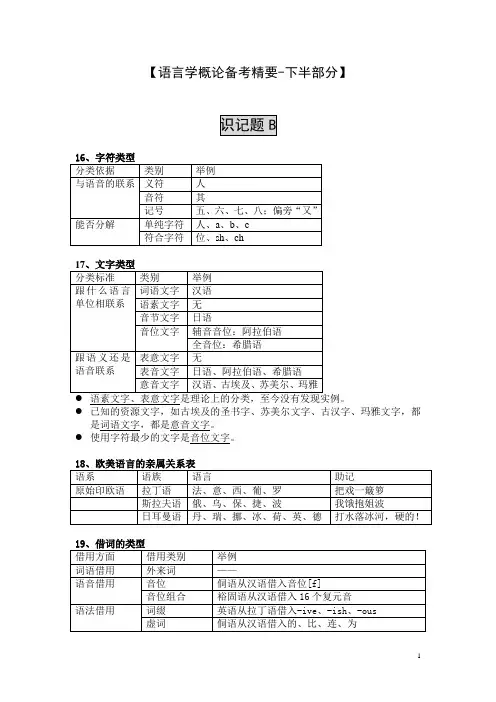 语言学概论-(完整版)下半部分