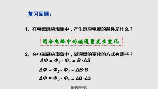 高二物理选修感应电动势电磁感应定律PPT课件(2024版)