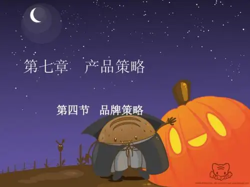 产品策略——品牌策略