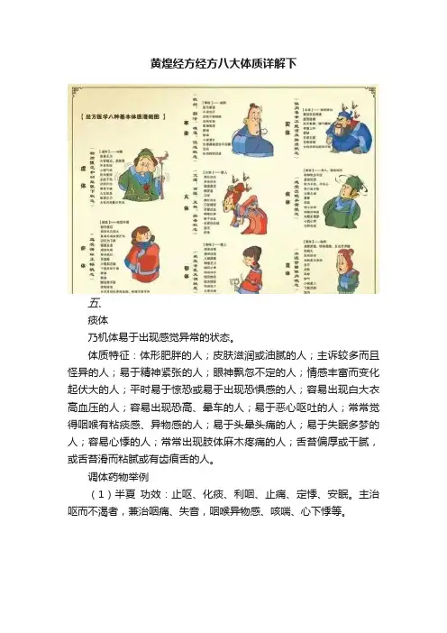 黄煌经方经方八大体质详解下