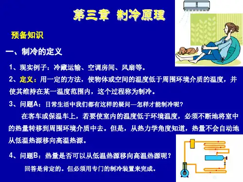 第三章--制冷原理