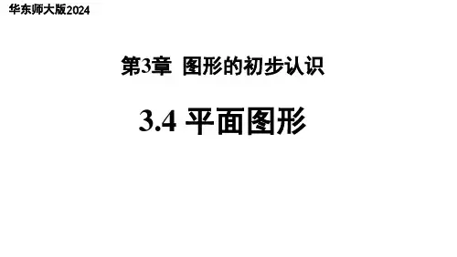 3.4 平面图形 华东师大版(2024)数学七年级上册课件