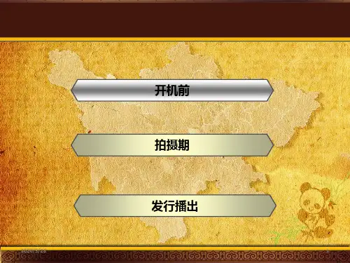 电视剧-电影-宣传-策划案PPT课件