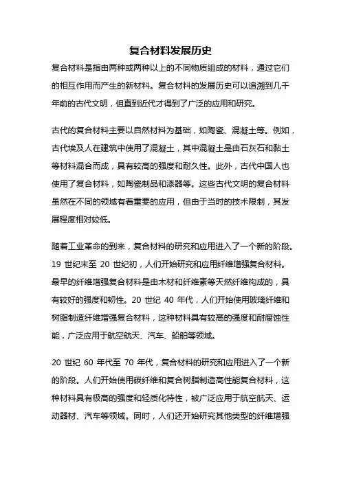 复合材料发展历史