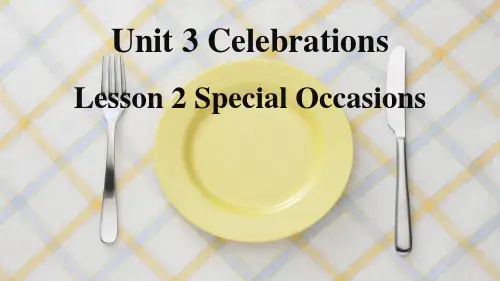 北师大版高一英语必修第三册(2019版)Unit3_Lesson2_公开课课件