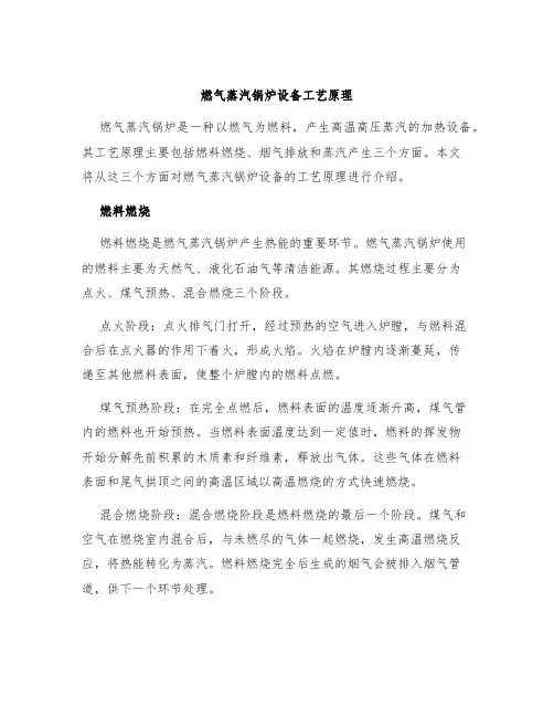 燃气蒸汽锅炉设备工艺原理