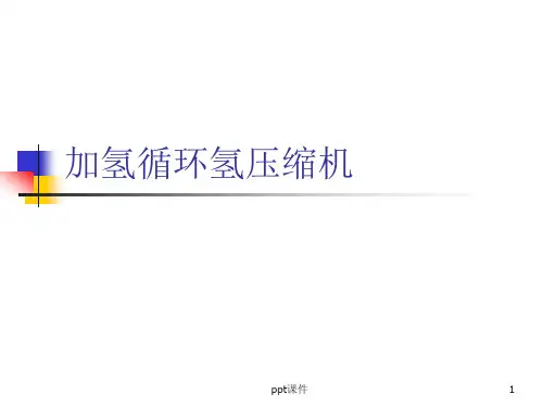 加氢循环氢压缩机ppt课件